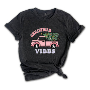 Christmas Vibes Shirt, Christmas Graphic Tee, Family Christmas Gift, Holiday Shirt, Cute Christmas Shirt, Family Reunion Shirt