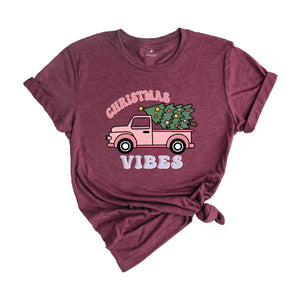 Christmas Vibes Shirt, Christmas Graphic Tee, Family Christmas Gift, Holiday Shirt, Cute Christmas Shirt, Family Reunion Shirt