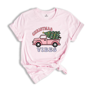 Christmas Vibes Shirt, Christmas Graphic Tee, Family Christmas Gift, Holiday Shirt, Cute Christmas Shirt, Family Reunion Shirt