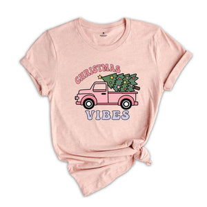 Christmas Vibes Shirt, Christmas Graphic Tee, Family Christmas Gift, Holiday Shirt, Cute Christmas Shirt, Family Reunion Shirt