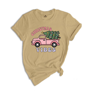 Christmas Vibes Shirt, Christmas Graphic Tee, Family Christmas Gift, Holiday Shirt, Cute Christmas Shirt, Family Reunion Shirt