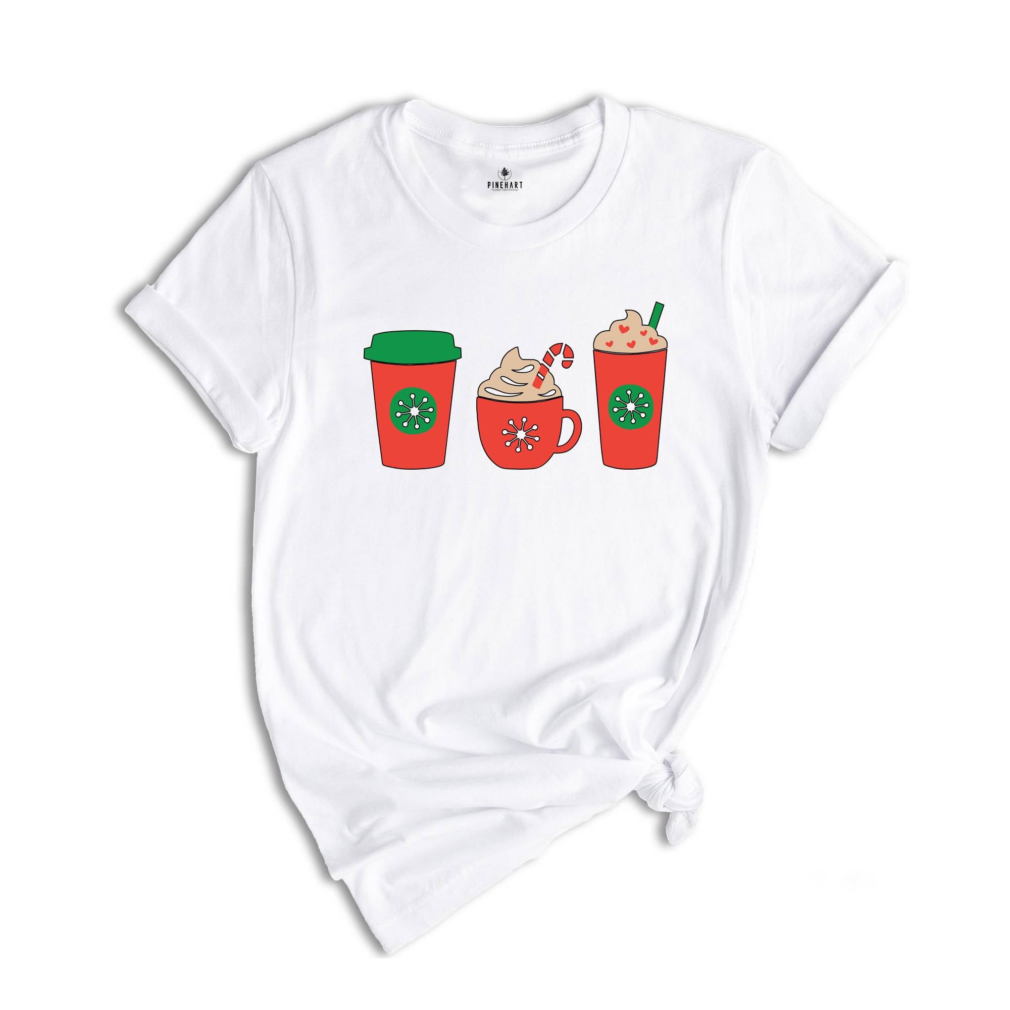Christmas Winter Drink Shirt, Coffee Lover Shirt, Christmas Coffee T-Shirt, Winter Coffee Gift, Christmas Cup Outfit