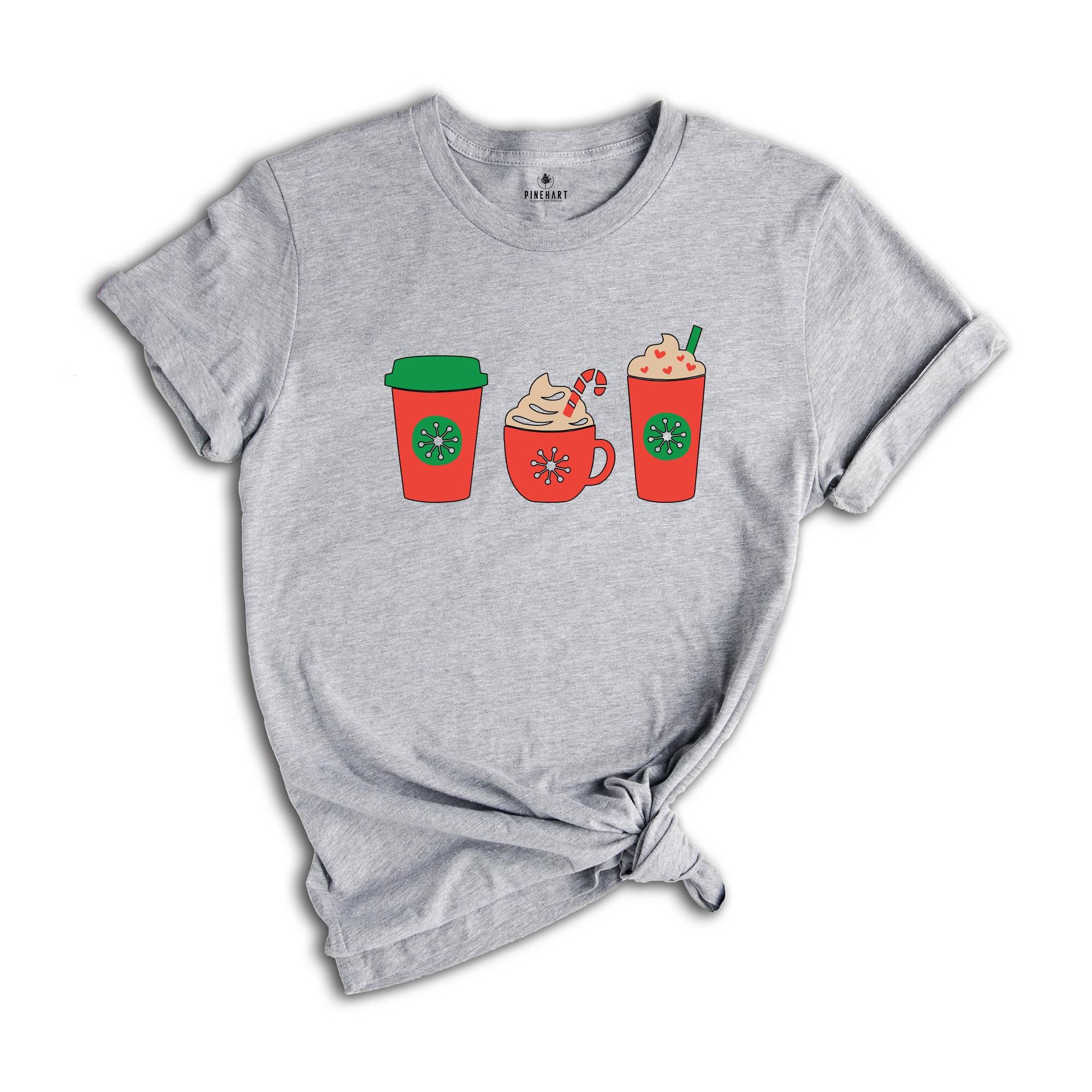 Christmas Winter Drink Shirt, Coffee Lover Shirt, Christmas Coffee T-Shirt, Winter Coffee Gift, Christmas Cup Outfit