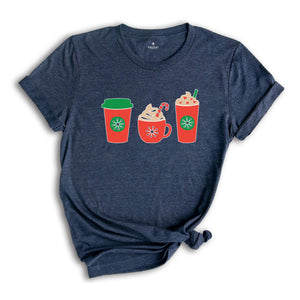Christmas Winter Drink Shirt, Coffee Lover Shirt, Christmas Coffee T-Shirt, Winter Coffee Gift, Christmas Cup Outfit