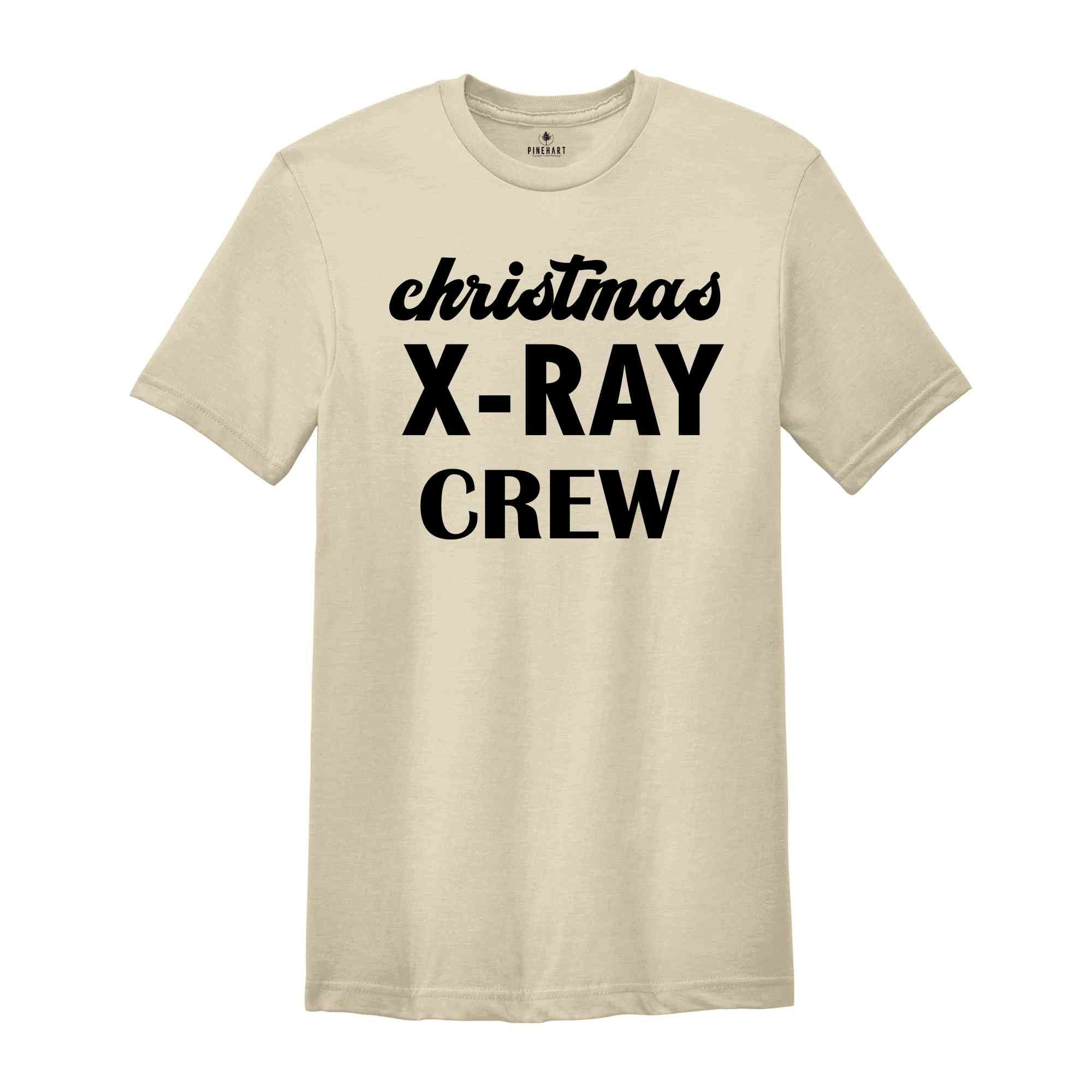 Christmas X-Ray Crew Shirt, Christmas Outfit, Rad Tech T-shirt, Christmas Apparel, Radiologist Xray Tee, Xmas Gift