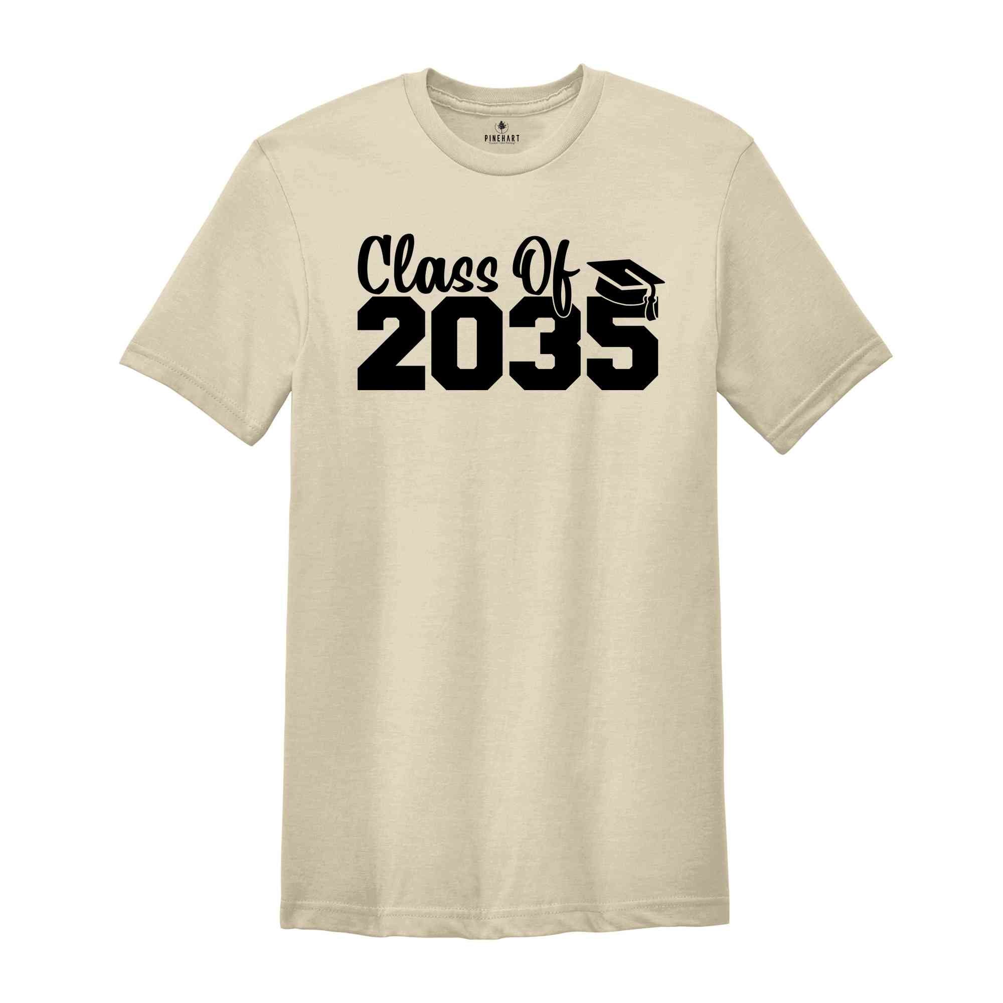 Class of 2035 Shirt, Growing Up Shirt, School Shirt, Graduation Gift, 2035 Shirt, Last Day Of School, Class of 2035, Class Of 2035 Tee