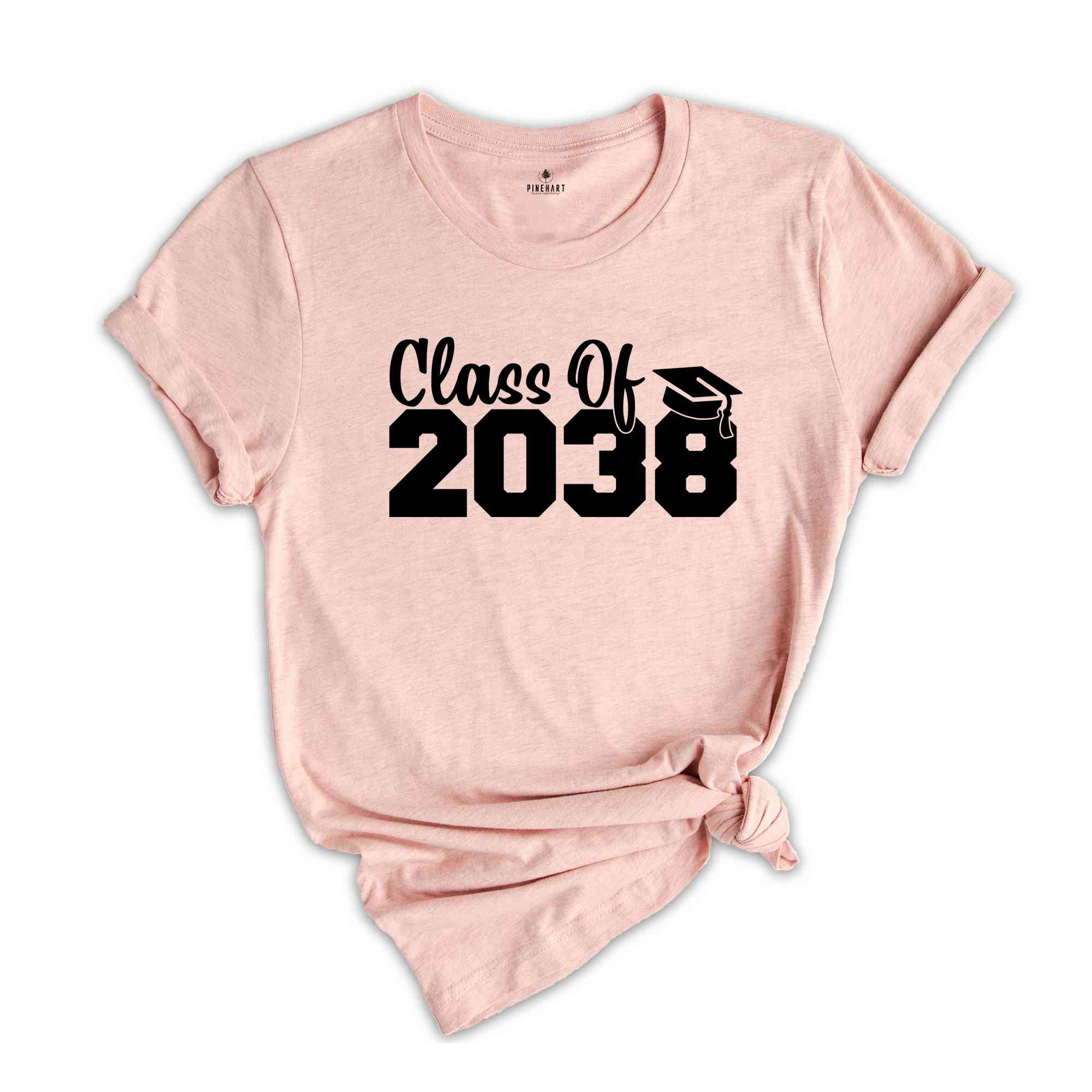 Class of 2038 Shirt, Growing Up Shirt, School Shirt, Graduation Gift, 2038 Shirt, Last Day Of School, Class of 2038, Class Of 2038 Tee
