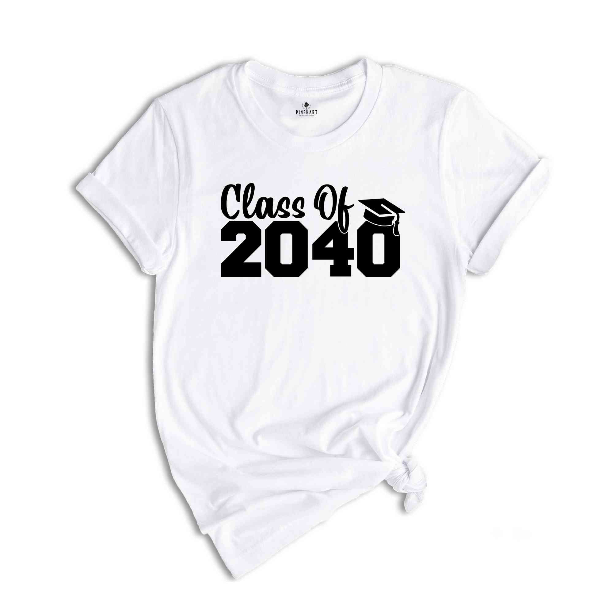 Class of 2040 Shirt, Growing Up Shirt, School Shirt, Graduation Gift, 2040 Shirt, Last Day Of School, Class of 2040, Class Of 2040 Tee