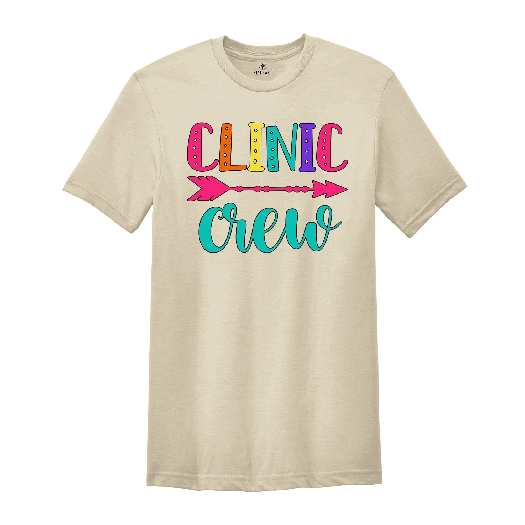 Clinic Crew Shirt, School Nurse T-Shirt, Nurse Crew Shirt, Nurse Life T-Shirt, Gift for Nurse, Nurse Appreciation Shirt