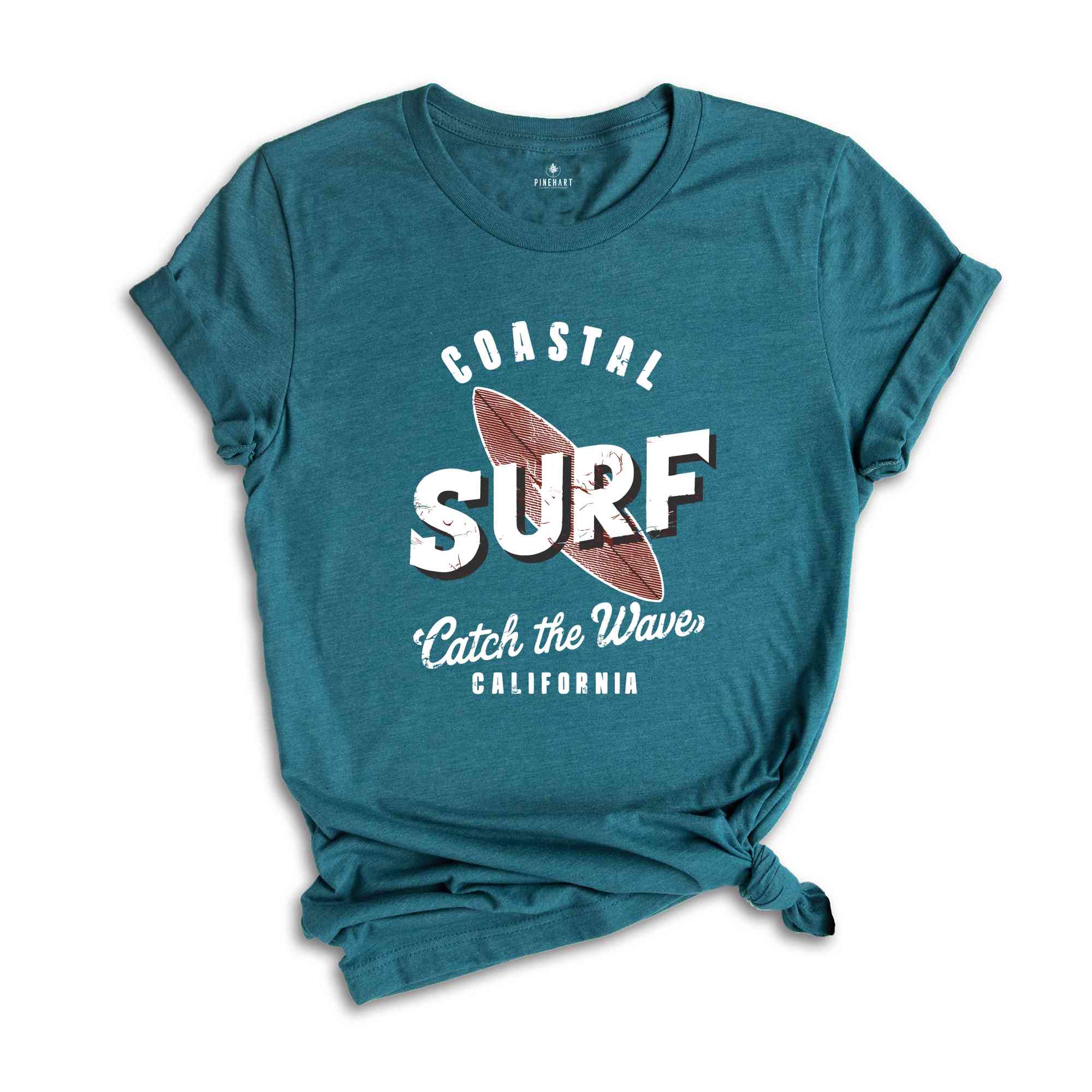 Coastal Surf Shirt, Coconut Girl Tee, Trendy Beachy Shirts, Surf Tshirt, Summer Tee, California Shirt, Ocean Wave Shirt