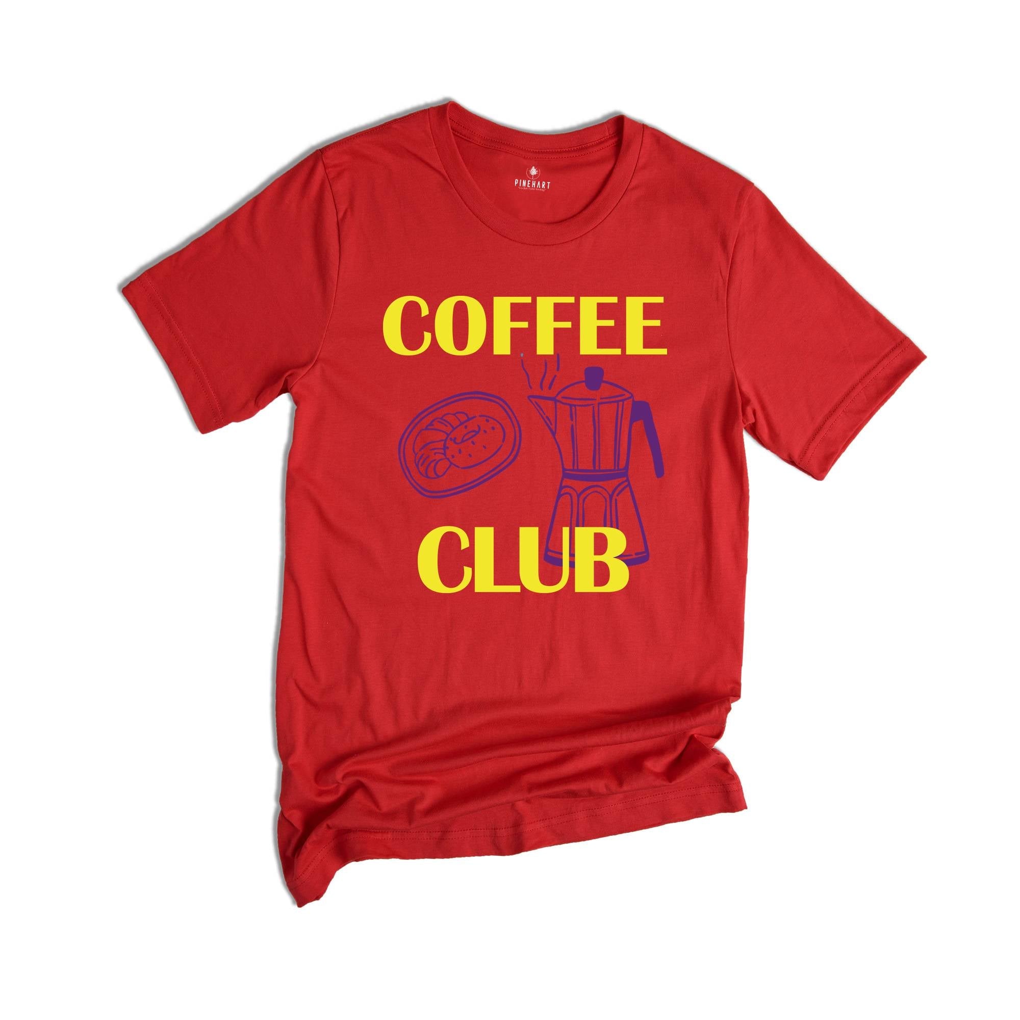 Coffee Club Shirt, Coffee Lover Gift, Retro Coffee Shirt, Coffee Club T-shirt, Foodie Shirt, Aesthetic Shirt