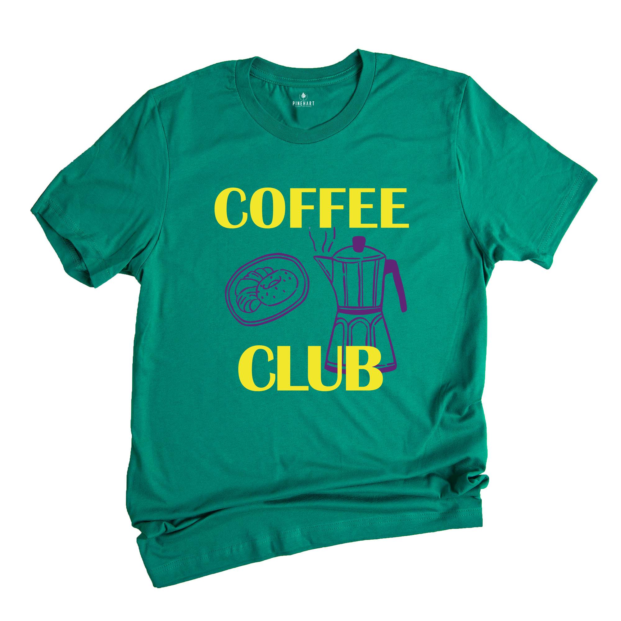 Coffee Club Shirt, Coffee Lover Gift, Retro Coffee Shirt, Coffee Club T-shirt, Foodie Shirt, Aesthetic Shirt