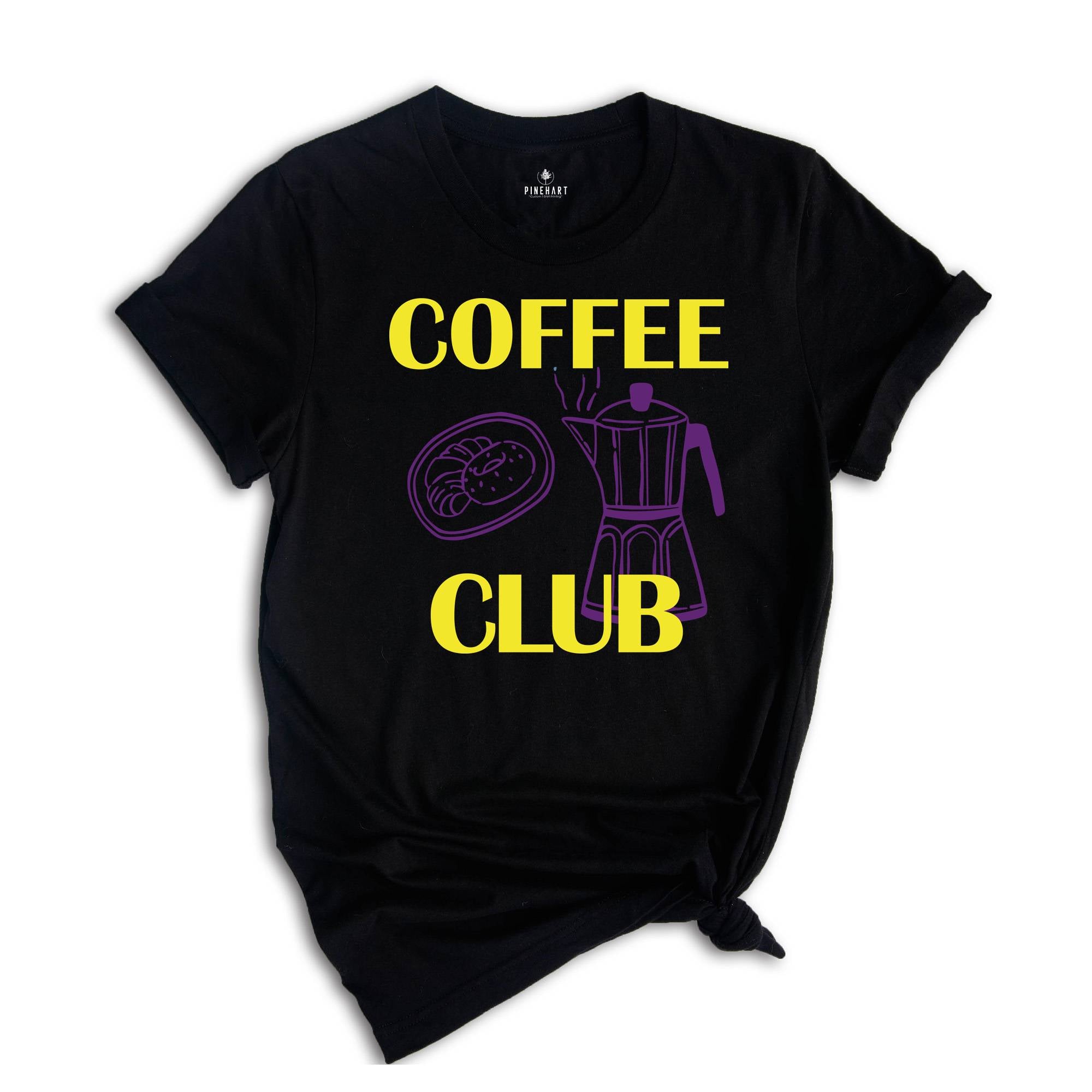 Coffee Club Shirt, Coffee Lover Gift, Retro Coffee Shirt, Coffee Club T-shirt, Foodie Shirt, Aesthetic Shirt