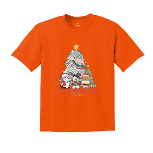 Comfort Colors All Booked Holiday Reading Tee, Cozy Festive Book Lover T-Shirt, Cute Librarian Shirt