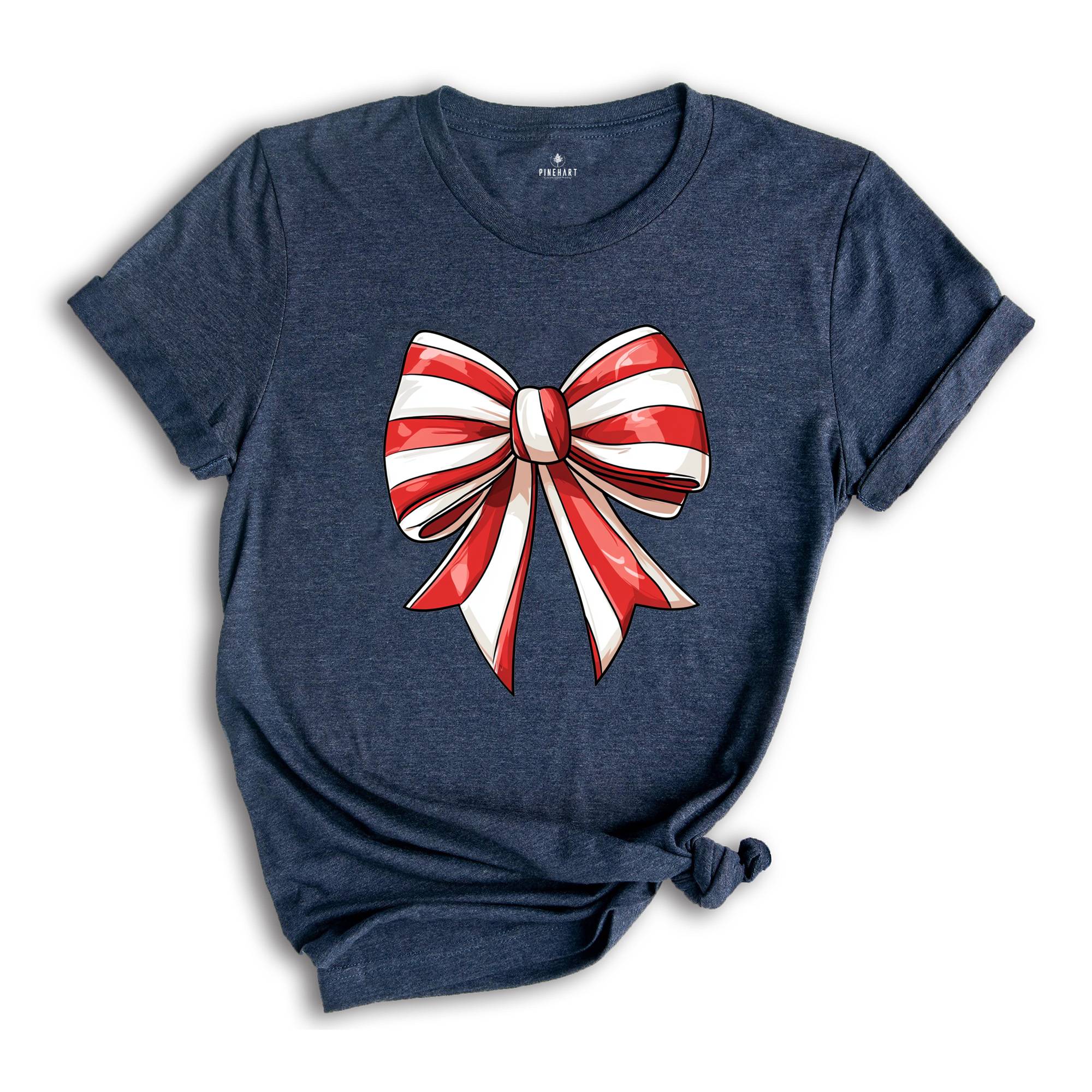 Comfort Colors Christmas Cake Coquette Shirt, Coquette Christmas T-Shirt, Coquette Christmas Tee, Christmas Bow Shirt