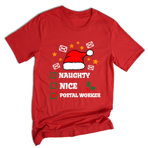 Comfort Colors Christmas Postal Worker Shirt, Christmas Mail Lady Tee, Funny Postal T-Shirt, Christmas Gift For Mail Carrier, Merry Postal Worker Gift