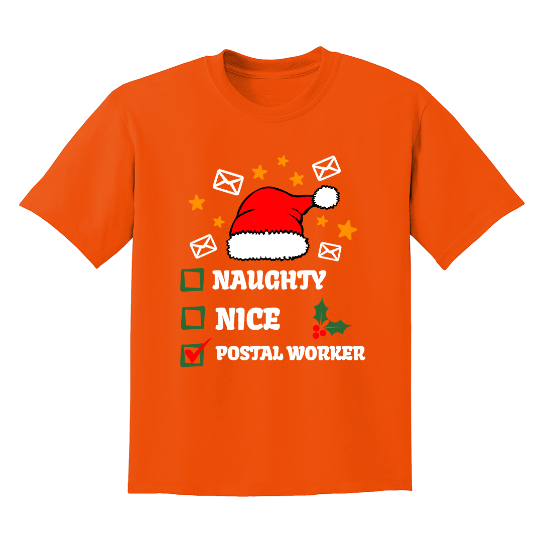 Comfort Colors Christmas Postal Worker Shirt, Christmas Mail Lady Tee, Funny Postal T-Shirt, Christmas Gift For Mail Carrier, Merry Postal Worker Gift