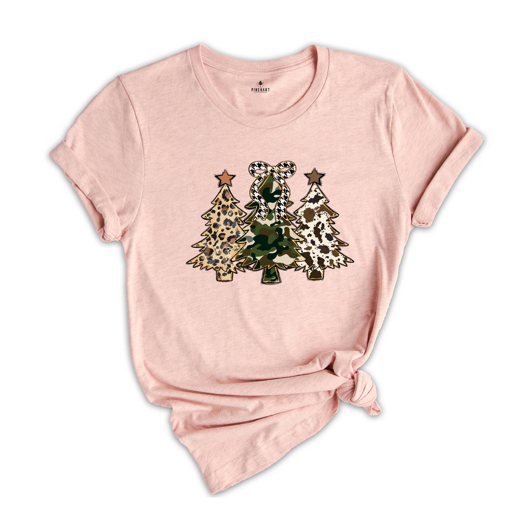 Comfort Colors Country Tree Christmas Shirt, Western Christmas Tree T-Shirt, Cowboy Christmas Shirt, Cute Holiday Shirt, Cowgirl Christmas Tee