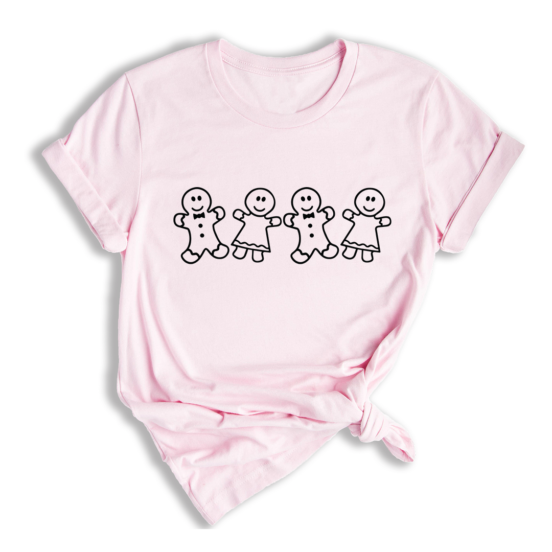 Comfort Colors Gingerbread T-Shirt, Cute Christmas Gingerbread Man Shirt, Holiday Party Tee, Winter Baking Gifts For Christmas