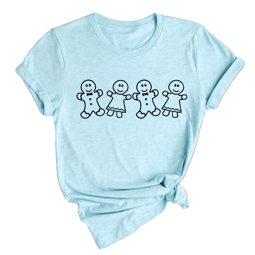 Comfort Colors Gingerbread T-Shirt, Cute Christmas Gingerbread Man Shirt, Holiday Party Tee, Winter Baking Gifts For Christmas