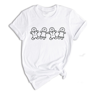 Comfort Colors Gingerbread T-Shirt, Cute Christmas Gingerbread Man Shirt, Holiday Party Tee, Winter Baking Gifts For Christmas