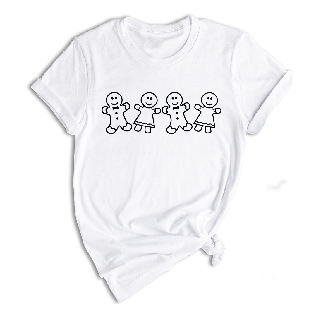 Comfort Colors Gingerbread T-Shirt, Cute Christmas Gingerbread Man Shirt, Holiday Party Tee, Winter Baking Gifts For Christmas