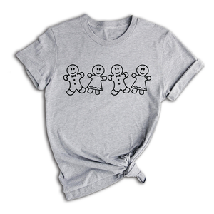 Comfort Colors Gingerbread T-Shirt, Cute Christmas Gingerbread Man Shirt, Holiday Party Tee, Winter Baking Gifts For Christmas