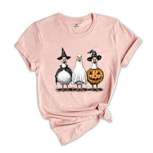 Comfort Colors Goose Ghosts Shirt, Spooky Season Gift, Halloween Retro Tshirt, Ghost Shirt, Goose Shirt, Silly Goose Shirt, Goose Ghost