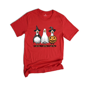 Comfort Colors Goose Ghosts Shirt, Spooky Season Gift, Halloween Retro Tshirt, Ghost Shirt, Goose Shirt, Silly Goose Shirt, Goose Ghost