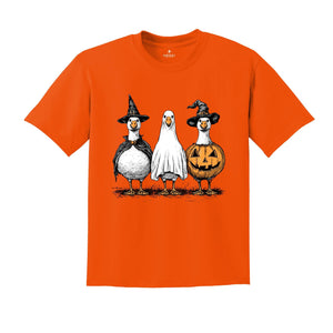 Comfort Colors Goose Ghosts Shirt, Spooky Season Gift, Halloween Retro Tshirt, Ghost Shirt, Goose Shirt, Silly Goose Shirt, Goose Ghost
