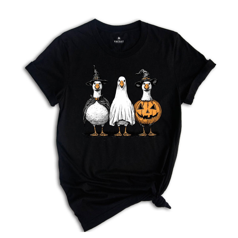 Comfort Colors Goose Ghosts Shirt, Spooky Season Gift, Halloween Retro Tshirt, Ghost Shirt, Goose Shirt, Silly Goose Shirt, Goose Ghost