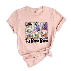 Comfort Colors Halloween La Boo Boo Shirt, Cute Kids Halloween Gift, Labubu Lover Gift, Toddler Shirt