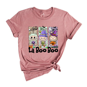 Comfort Colors Halloween La Boo Boo Shirt, Cute Kids Halloween Gift, Labubu Lover Gift, Toddler Shirt