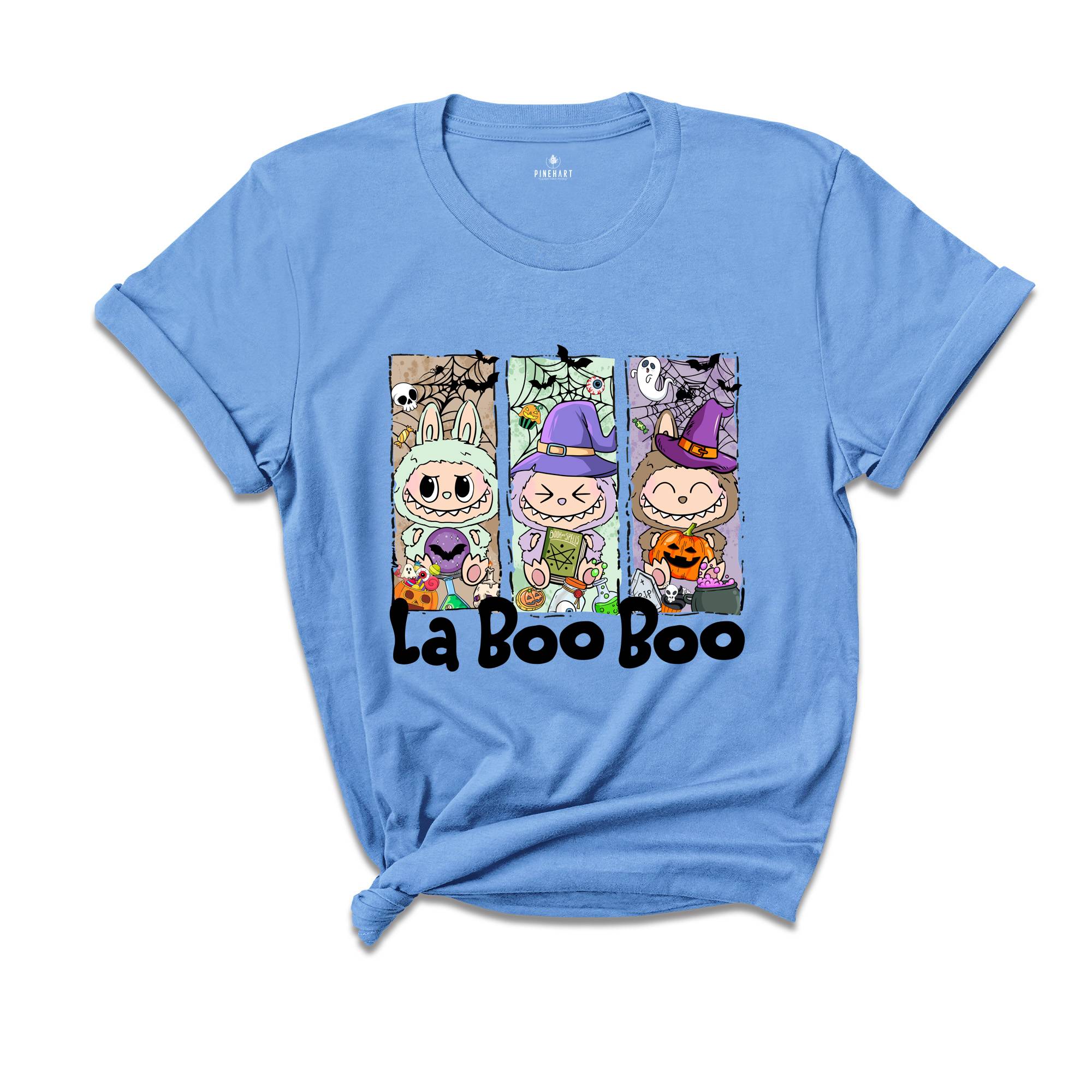 Comfort Colors Halloween La Boo Boo Shirt, Cute Kids Halloween Gift, Labubu Lover Gift, Toddler Shirt