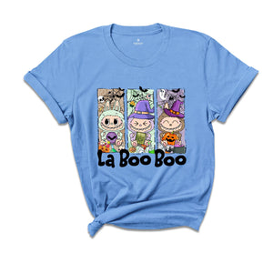 Comfort Colors Halloween La Boo Boo Shirt, Cute Kids Halloween Gift, Labubu Lover Gift, Toddler Shirt