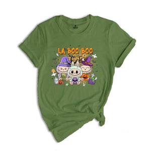 Comfort Colors Halloween La Boo Boo Shirt, Cute Kids Halloween Gift, Labubu Lover Gift, Toddler Shirt