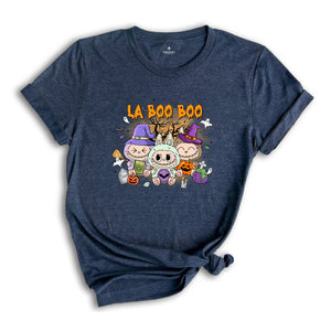 Comfort Colors Halloween La Boo Boo Shirt, Cute Kids Halloween Gift, Labubu Lover Gift, Toddler Shirt