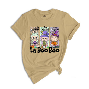 Comfort Colors Halloween La Boo Boo Shirt, Cute Kids Halloween Gift, Labubu Lover Gift, Toddler Shirt