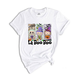 Comfort Colors Halloween La Boo Boo Shirt, Cute Kids Halloween Gift, Labubu Lover Gift, Toddler Shirt