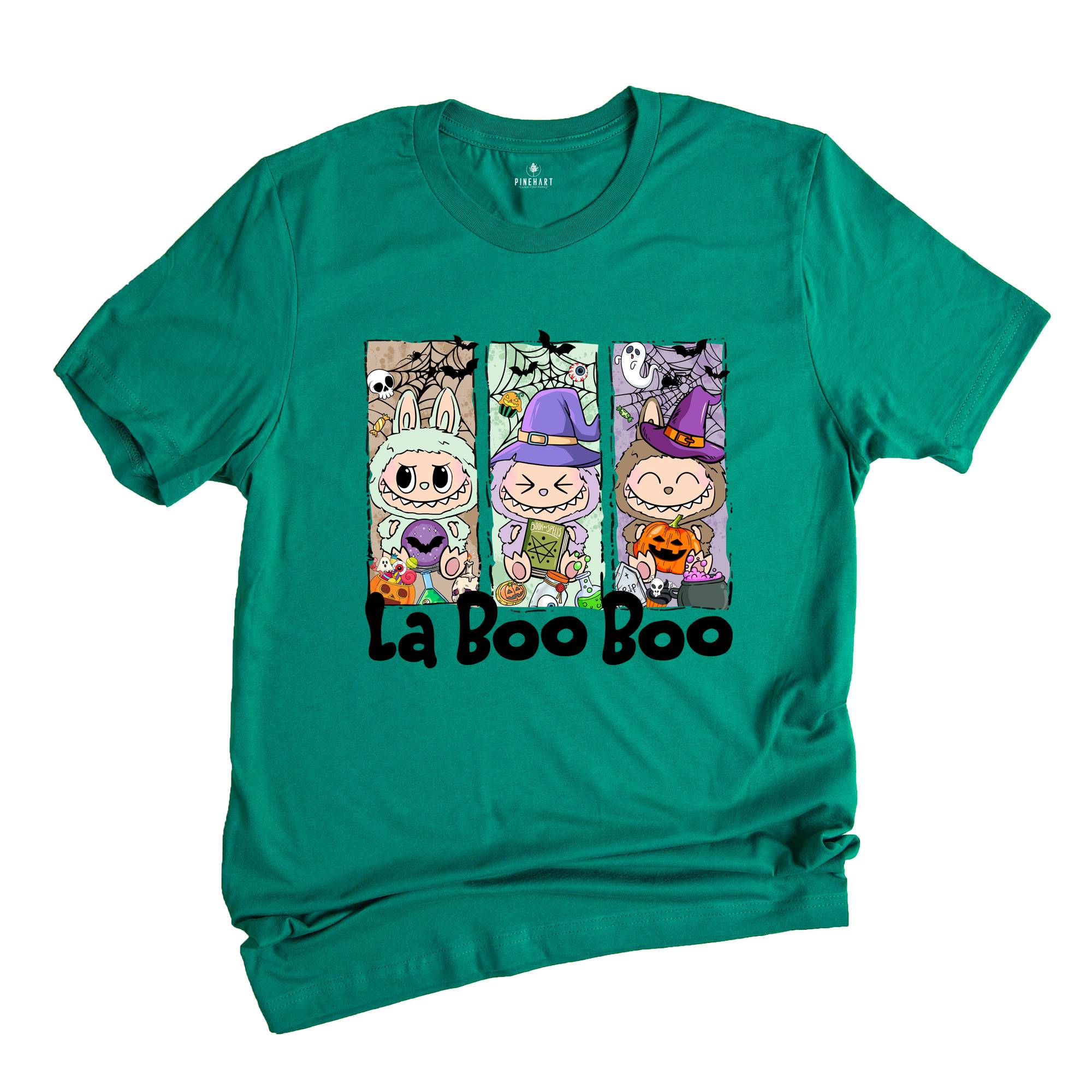 Comfort Colors Halloween La Boo Boo Shirt, Cute Kids Halloween Gift, Labubu Lover Gift, Toddler Shirt