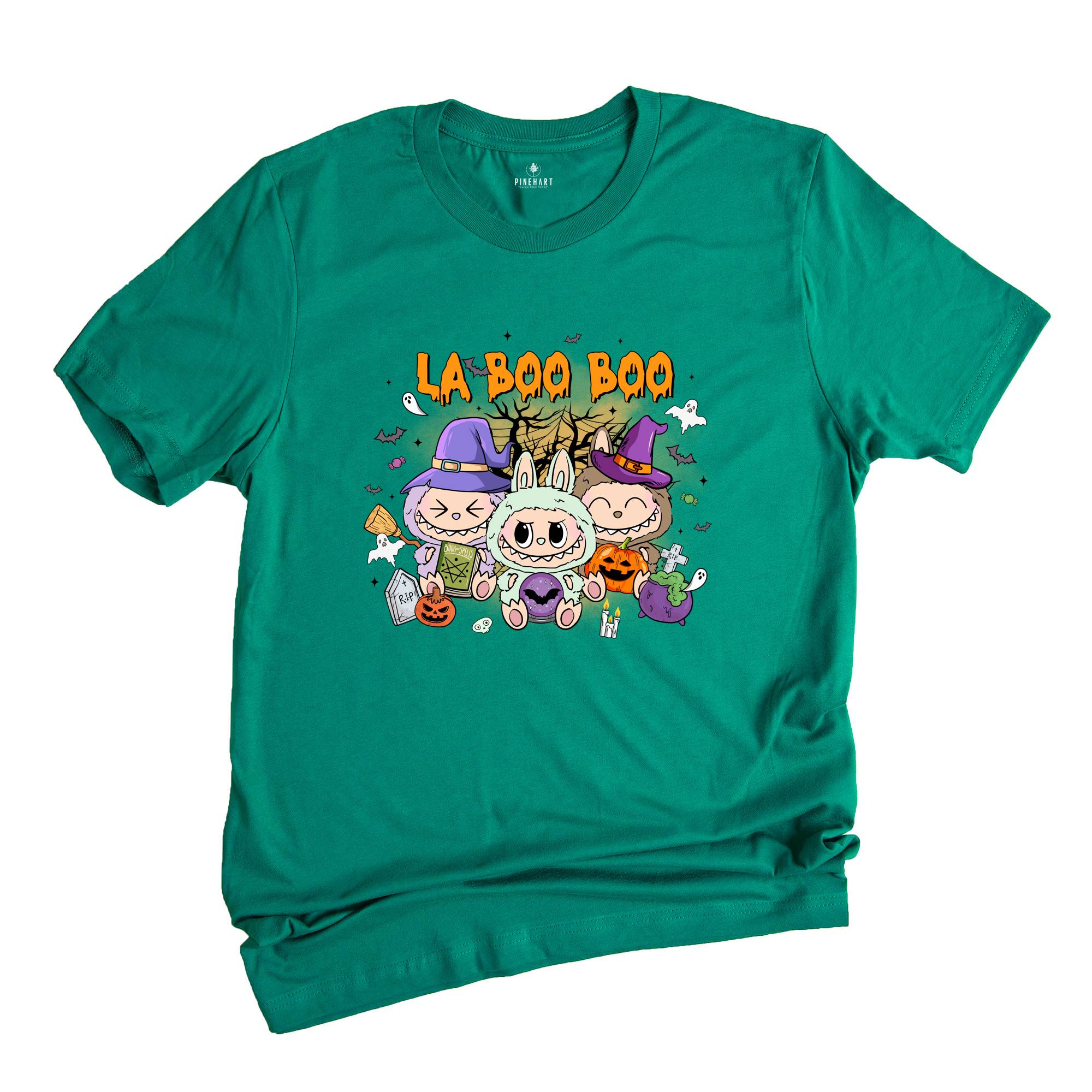 Comfort Colors Halloween La Boo Boo Shirt, Cute Kids Halloween Gift, Labubu Lover Gift, Toddler Shirt