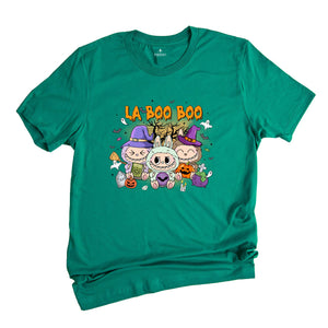Comfort Colors Halloween La Boo Boo Shirt, Cute Kids Halloween Gift, Labubu Lover Gift, Toddler Shirt