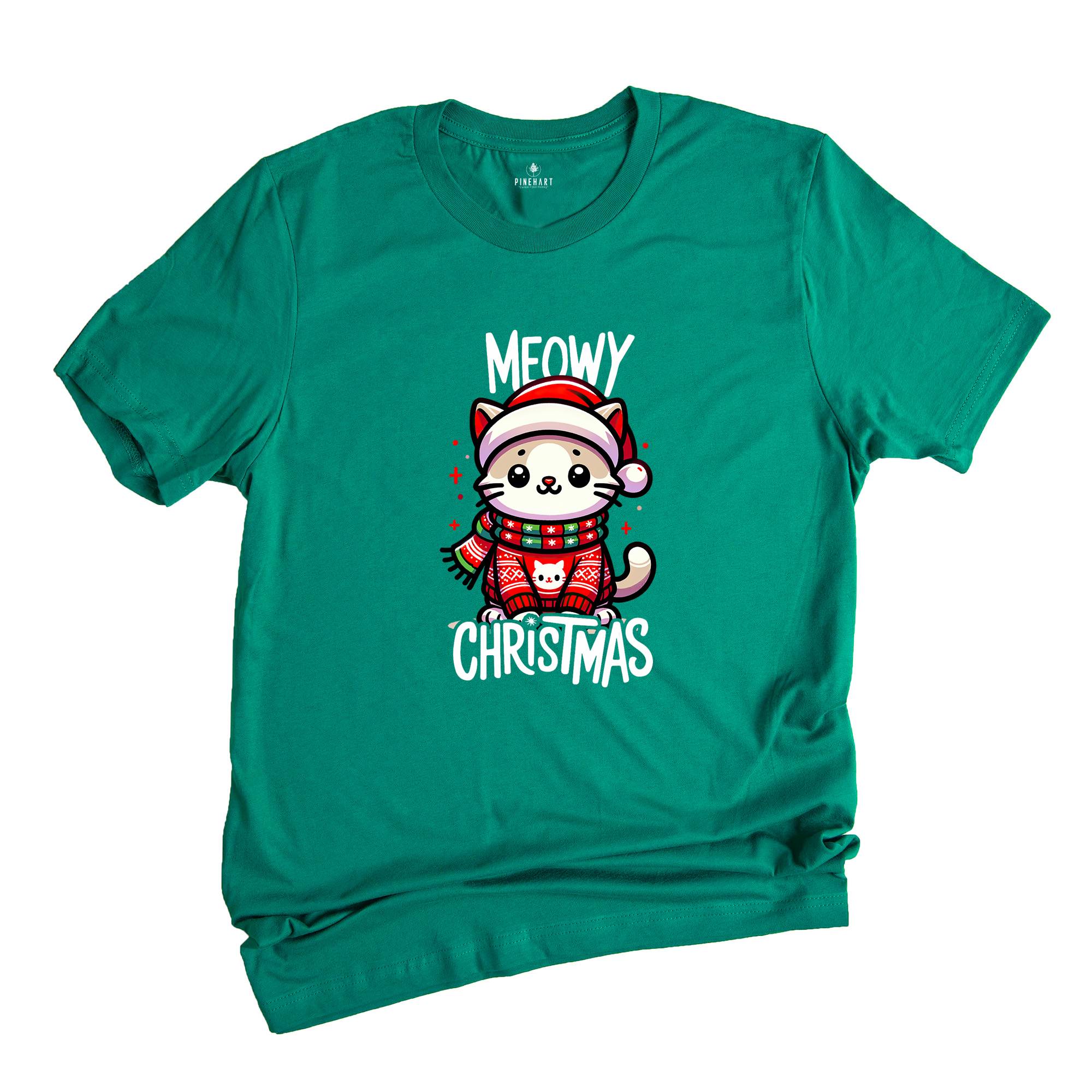 Comfort Colors Happy Cat Year Shirt, Funny Christmas Cat Shirt, Cat Christmas Sweatshirt, Cats Sweatshirt