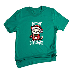 Comfort Colors Happy Cat Year Shirt, Funny Christmas Cat Shirt, Cat Christmas Sweatshirt, Cats Sweatshirt