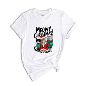 Comfort Colors Happy Cat Year Shirt, Funny Christmas Cat Shirt, Cat Christmas Sweatshirt, Cats Sweatshirt