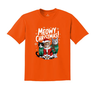 Comfort Colors Happy Cat Year Shirt, Funny Christmas Cat Shirt, Cat Christmas Sweatshirt, Cats Sweatshirt