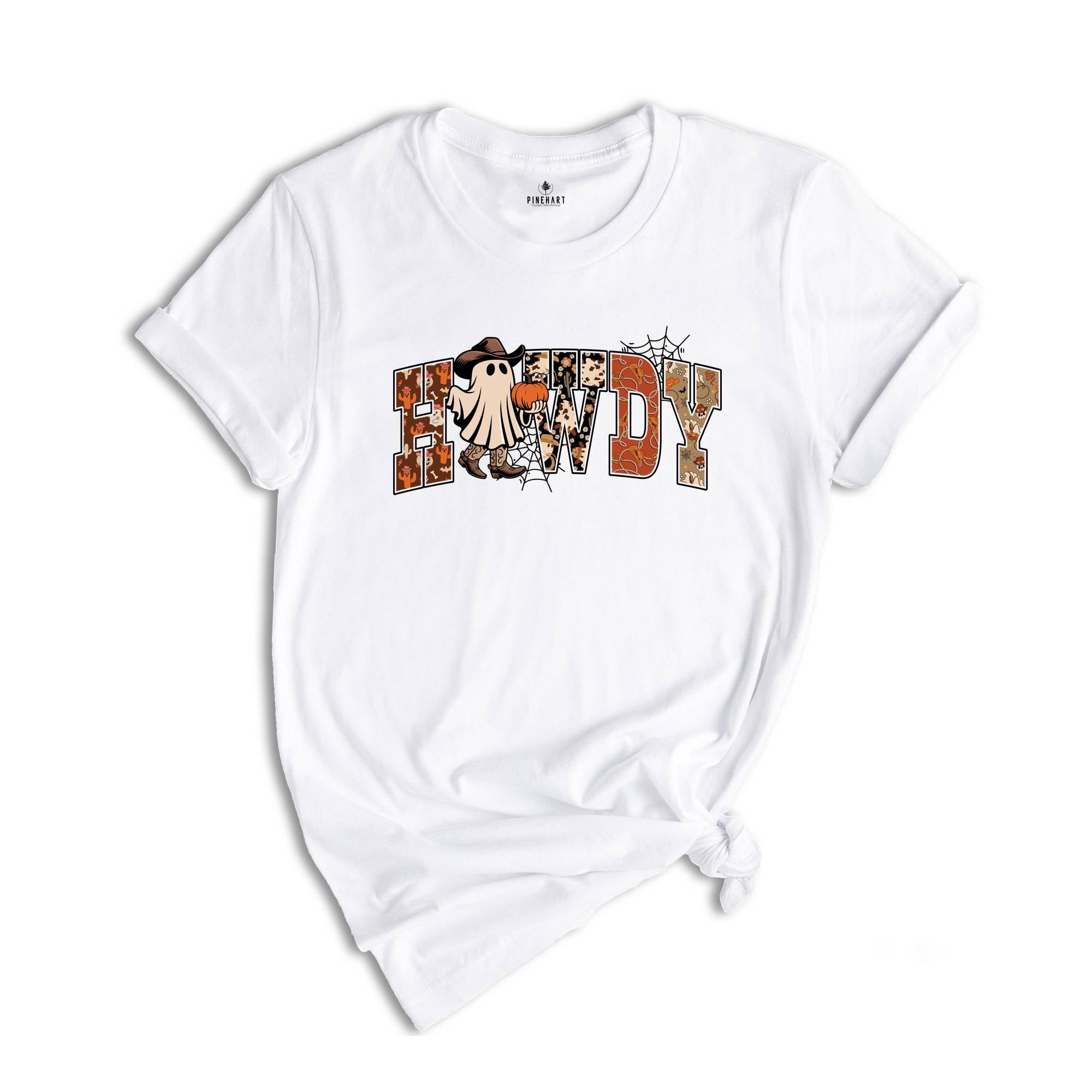 Comfort Colors Howdy Ghost shirt Western Halloween tee Fall shirt Cowboy Fall Shirt, Halloween Shirt, Spooky Season Shirt