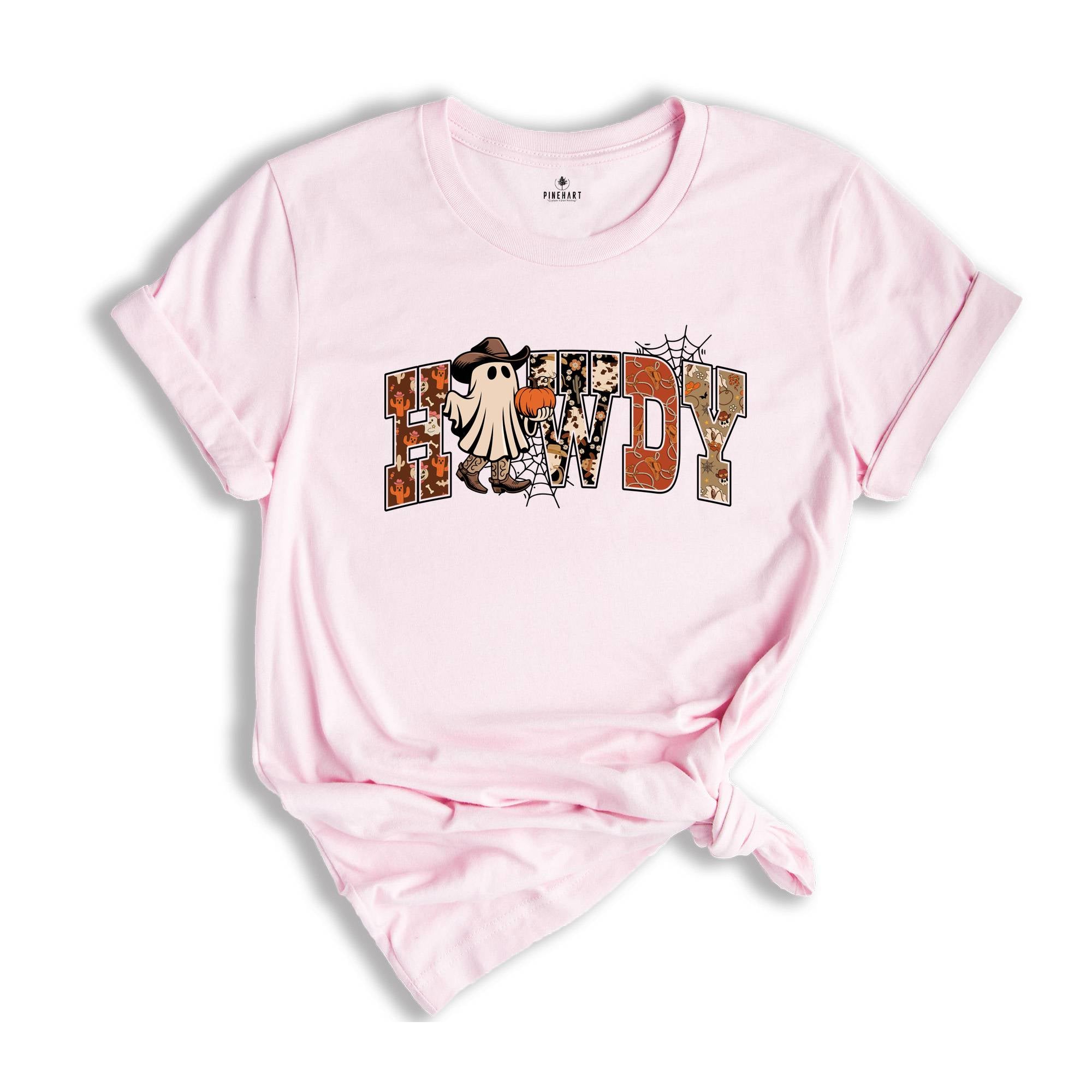 Comfort Colors Howdy Ghost shirt Western Halloween tee Fall shirt Cowboy Fall Shirt, Halloween Shirt, Spooky Season Shirt