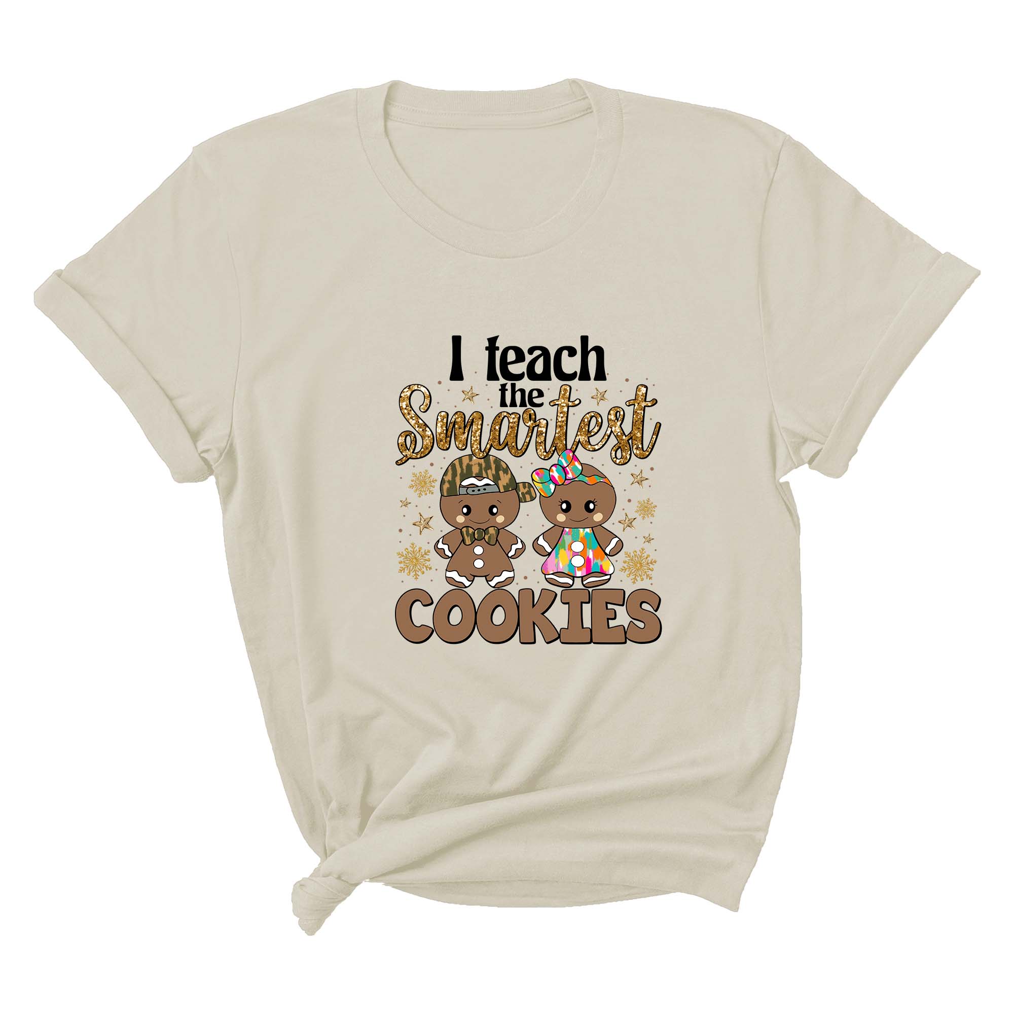 Comfort Colors I Teach The Smartest Cookies Shirt, Christmas Shirt, Teacher Christmas Shirt, Funny Teacher Tee, Christmas Teacher Shirt