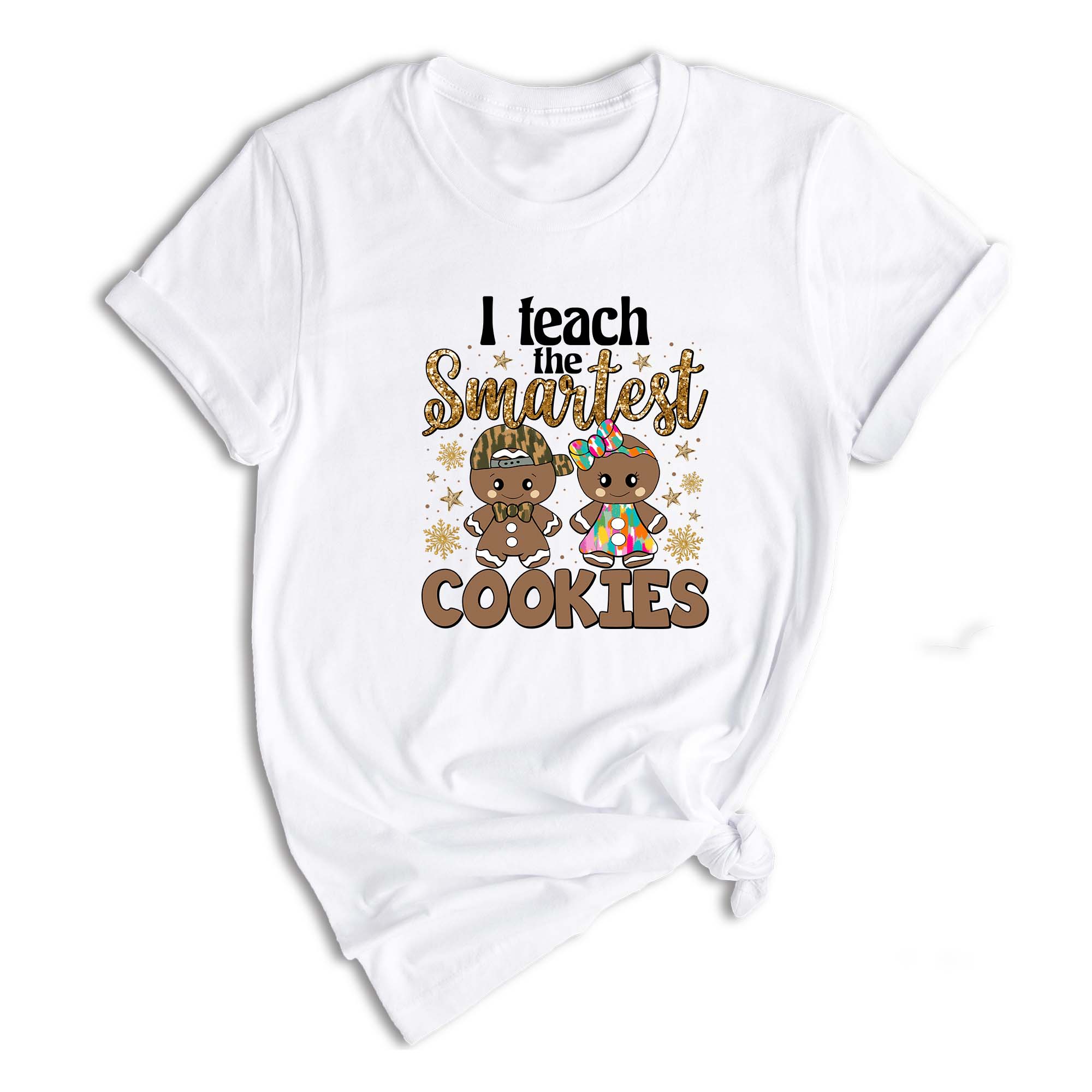 Comfort Colors I Teach The Smartest Cookies Shirt, Christmas Shirt, Teacher Christmas Shirt, Funny Teacher Tee, Christmas Teacher Shirt